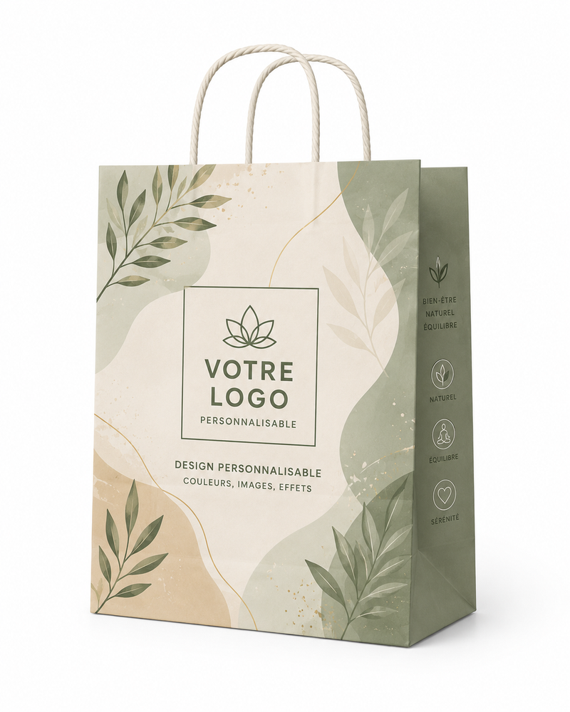Sacs en papier avec impression totale