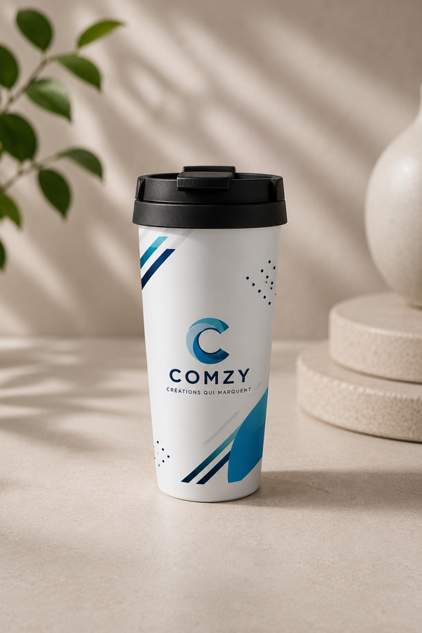 Tasse de voyage en acier inoxydable – 445 ml