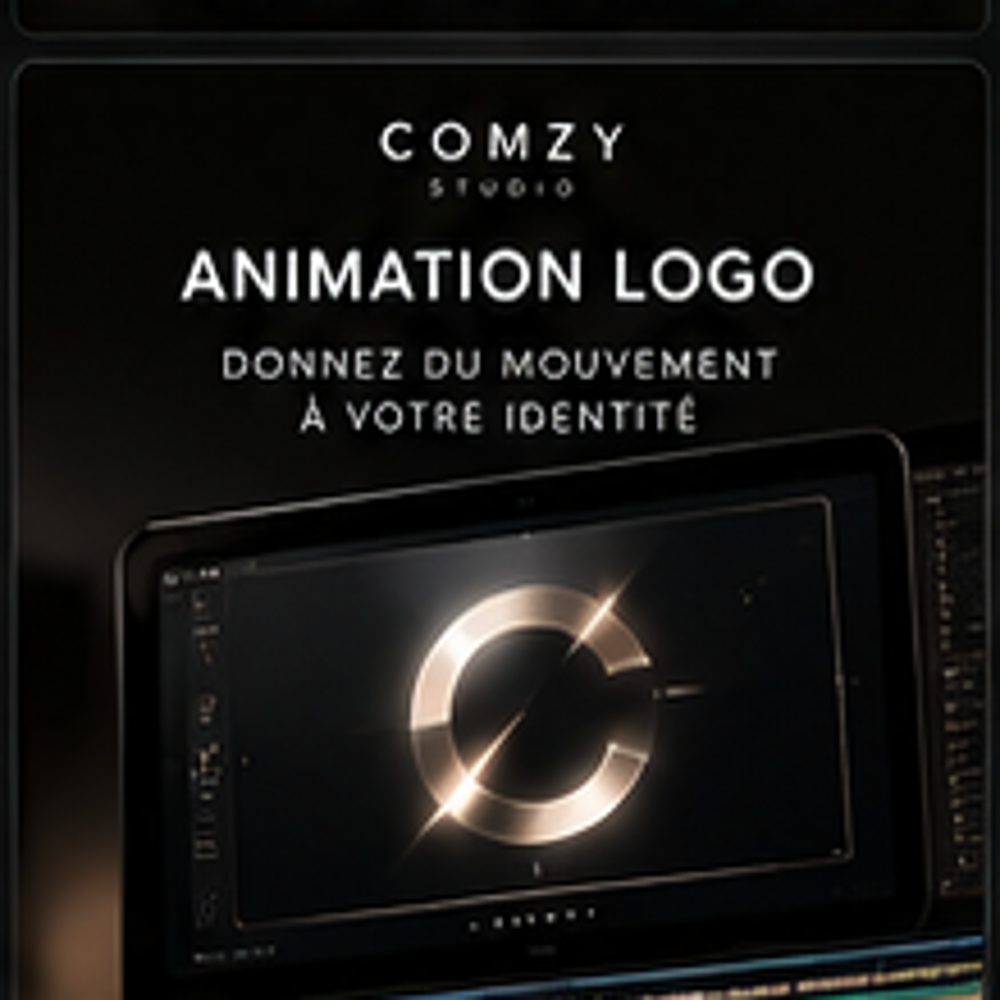 COMZY Studio - Animation de logo