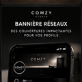 COMZY Studio - Bannière réseaux sociaux